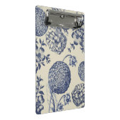 Antiek blauwe ventilator AfdrukFloral Mini Klembord (Schuin)