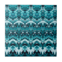  Antiek Blauwgroen groen Victoriaans patroon