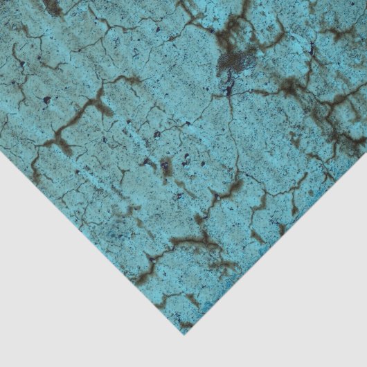 Antiek Blauwgroen Groene Textuur Grunge Tissuepapier (Detail)