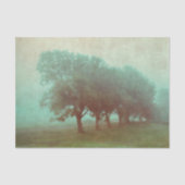 Antiek Blauwgroen textuur Landschapsontkoppeling Tissuepapier (Voorkant)