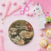 Antiek  Bloemen Bloemen Kunst Custom Painting Papieren Bordje (Feest)