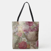 Antiek Bloemen Boeket Canvas tas (Voorkant)