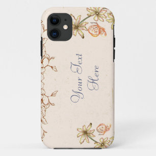 Antiek bloemen Case-Mate iPhone Case