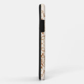 Antiek bloemen Case-Mate iPhone Case (Achterkant/rechts)