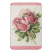 Antiek  Bloemen Rozen Badmat (Voorkant Verticaal)