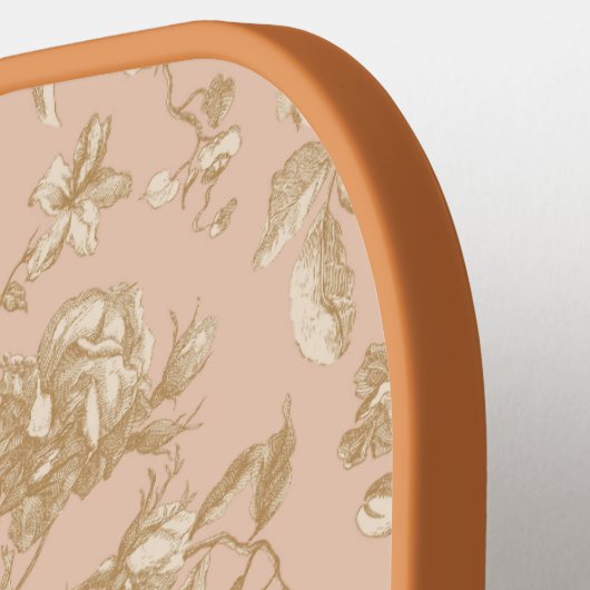 Antiek Bloemen Toile Pickleball Paddle (Links Detail)