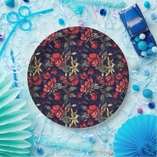 Antiek bloemen van Alexandra Cook o.a. Linandara Papieren Bordje (Feest)