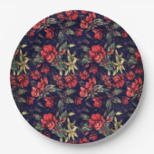 Antiek bloemen van Alexandra Cook o.a. Linandara Papieren Bordje (Voorkant)