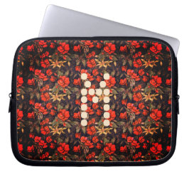 Antiek bloemen van Alexandra Cook o.b.a. Linandara Laptop Sleeve