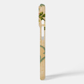 Antiek bloemendecoratiebehangpatroon Case-Mate iPhone case (Achterkant / Links)