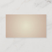 Antiek bloemengouden lint uitgesneden visitekaartje (Achterkant)