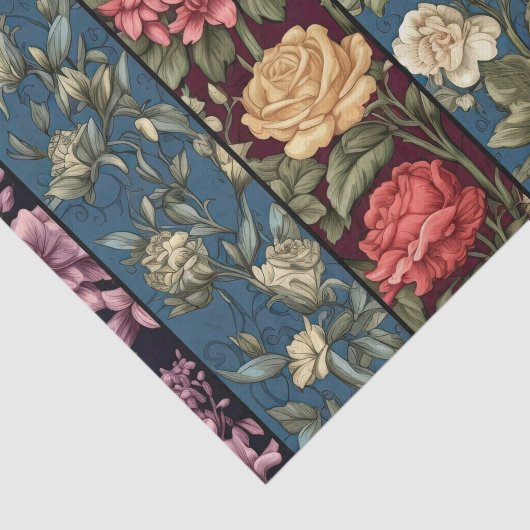  Antiek Bloemenpanelen Decoupage papier (Detail)