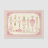 Antiek bloemparfumverstuivers AE7 Decoupage Tissuepapier (Voorkant)