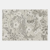 Antiek Bloempatronen Craft Wrap Inpakpapier Vel (Voorkant 3)