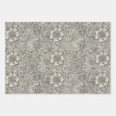 Antiek Bloempatronen Craft Wrap Inpakpapier Vel (Voorkant)