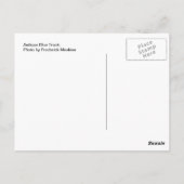 Antiek Blue Truck Briefkaart (Achterkant)