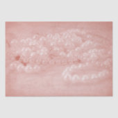  Antiek Blush Pink White Pearls Ontkoppel Tissuepapier (Voorkant)