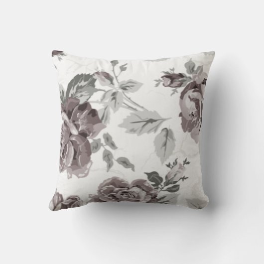 Antiek Blush Roze Rose verloving Gift Kussen (Achterkant)