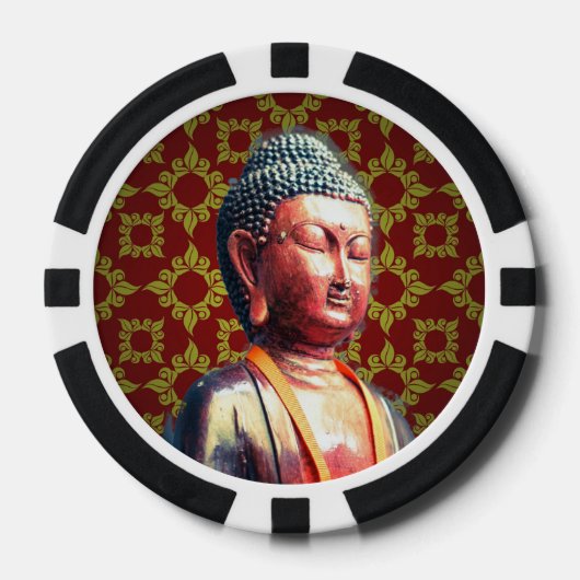 Antiek Boeddha Pokerchips (Voorkant)