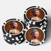 Antiek Boeddha Pokerchips (Opstapeling)