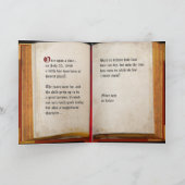 Antiek boek (aanpasbaar) kaart (Binnen)