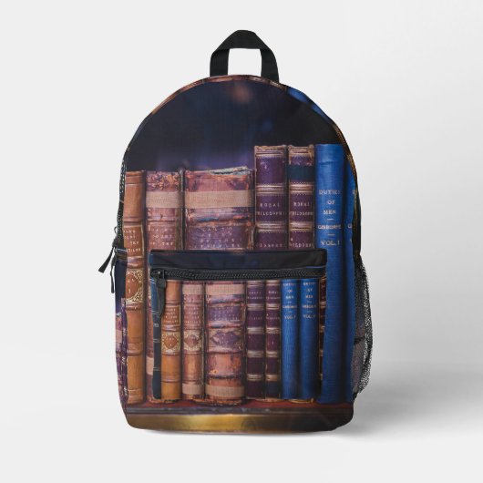 Antiek boek Bindingen Boeken Bedrukte Rugzak (Voorkant)