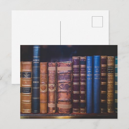 Antiek boek Bindingen Boeken Briefkaart (Voorkant / Achterkant)