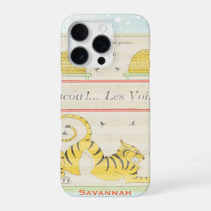 Antiek boek Coucou Les Voila Tijger iPhone 16 Pro Hoesje
