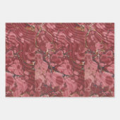 Antiek boek gemarmerd inpakpapier vel (Voorkant 3)