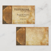 Antiek boek II Visitekaartje (Voorkant / Achterkant)