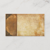 Antiek boek II Visitekaartje (Achterkant)