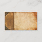 Antiek boek visitekaartje (Achterkant)