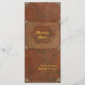 Antiek Boek Wedding Menu (Voorkant)