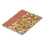 Antiek boek,  zwembad notitieblok (Linkerzijde)