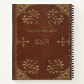 antiek boekbinden notitieboek (Achterkant)