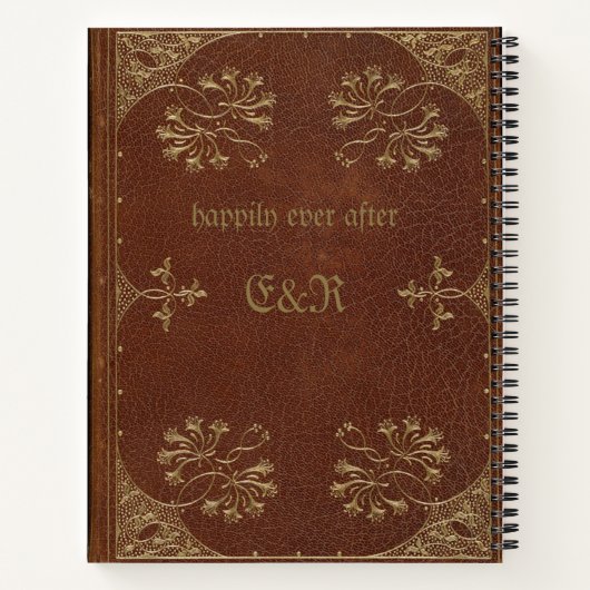 antiek boekbinden notitieboek (Achterkant)