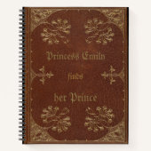 antiek boekbinden notitieboek (Voorkant)