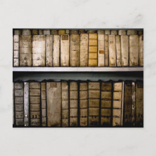 Antiek Boeken, 17e eeuw Vellum Bindings Briefkaart