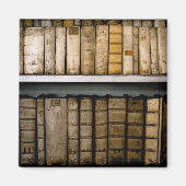 Antiek Boeken, 17e eeuw Vellum Bindings Magneet (Voorkant)