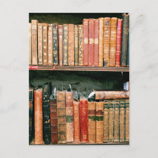 Antiek boeken briefkaart