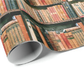Antiek boeken cadeaupapier (Rol Hoek)
