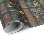 Antiek boeken en Rozen Cadeaupapier (Rol Hoek)