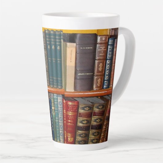 Antiek boeken Grote Latte Mok (Rechterhoek)