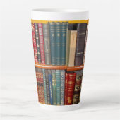 Antiek boeken Grote Latte Mok (Voorkant)