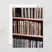 Antiek boeken op planken Briefkaart (Voorkant / Achterkant)