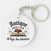 Antiek Boekenclub Sleutelhanger (Achterkant)