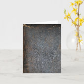 Antiek boekenleder kaart (Gele Bloem)
