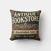 Antiek boekhandel  Sierkussen (Voorkant)