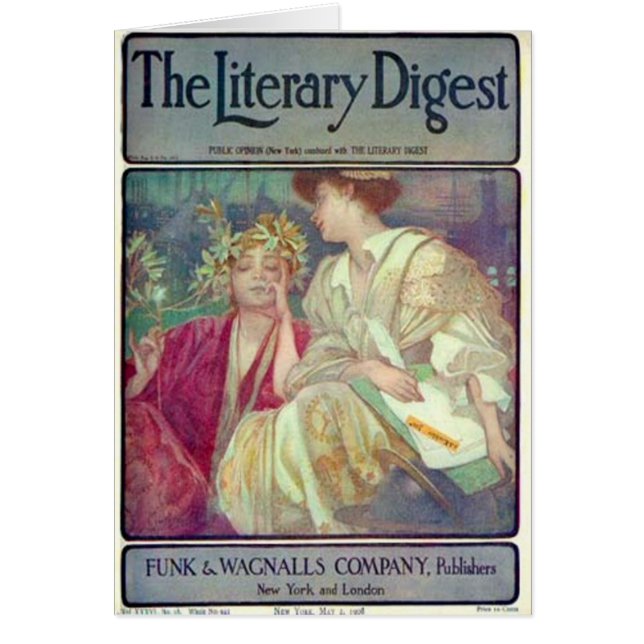 Antiek boekkaart (Voorkant)