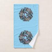 Antiek Boekplaat Drie Hawks William de Morgan Bad Handdoek (Handdoek)